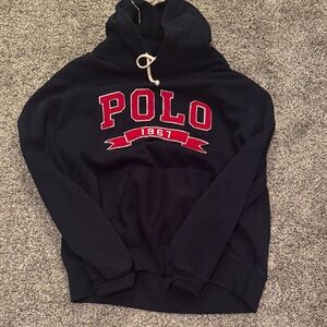Polo 1967 Blue Hoodie Size XL